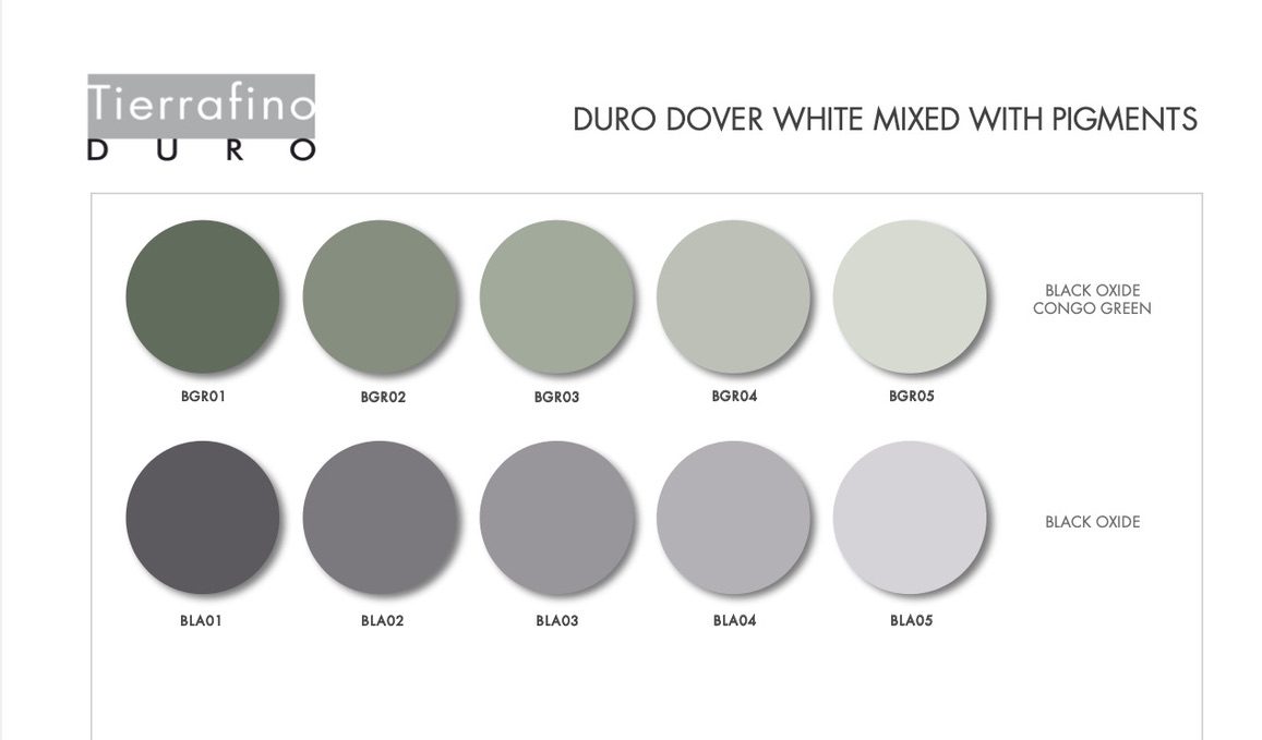 Duro Pigment colors 5